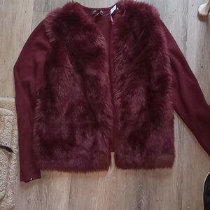 Banana republic burgundy sweater size small NWT